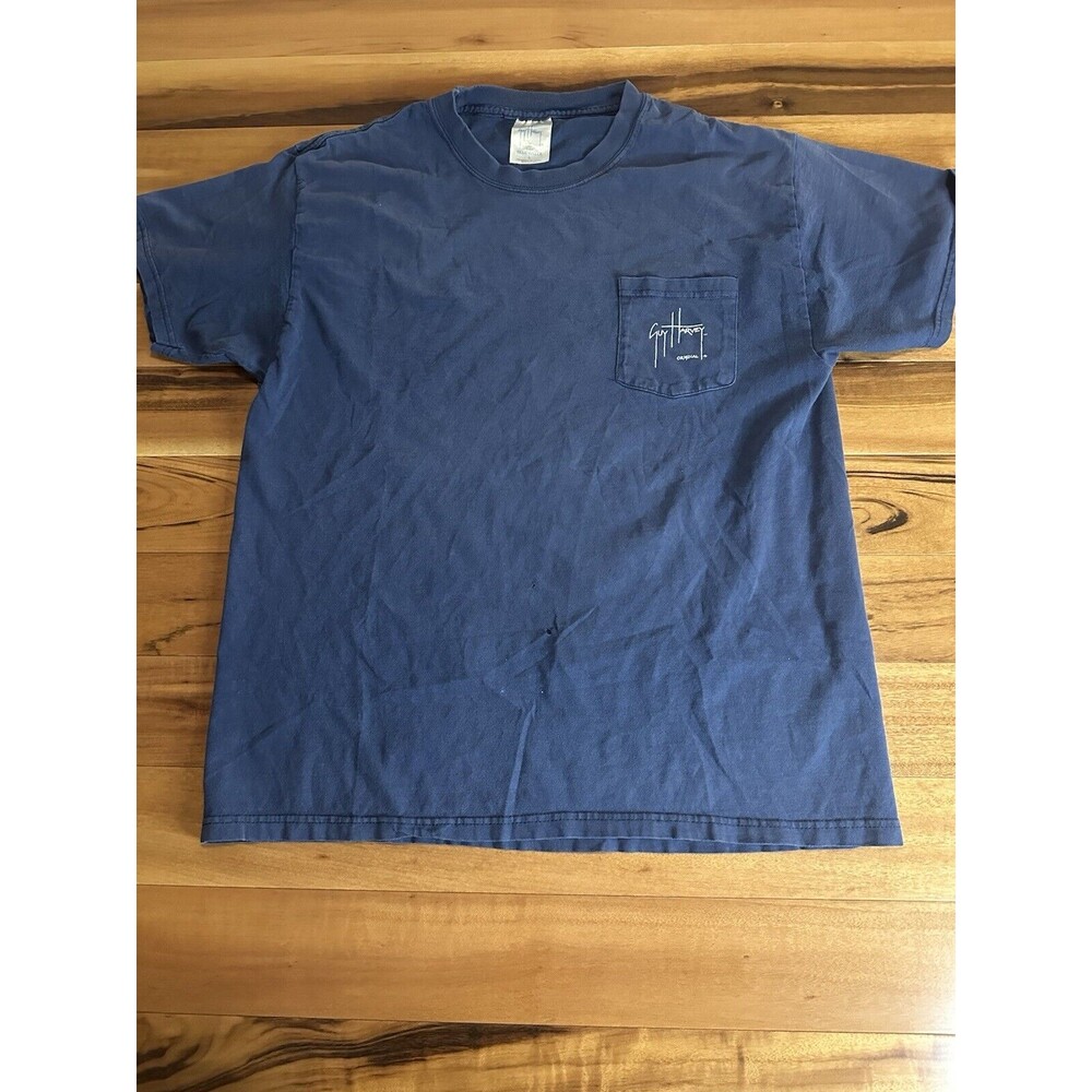 Guy Harvey by AFTCO Blue Water Blue Men's T-shirt Size L